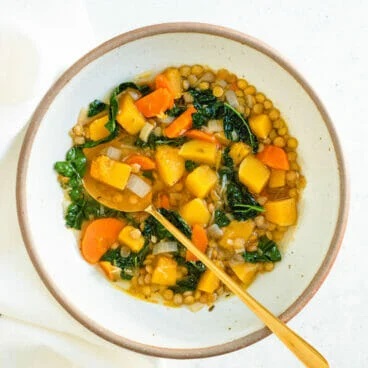 Squash Lentil Soup